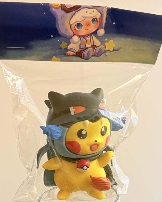 Pikachu Mega Charizard X Cosplay Figure Collectible Pokemon Style Toy Cute