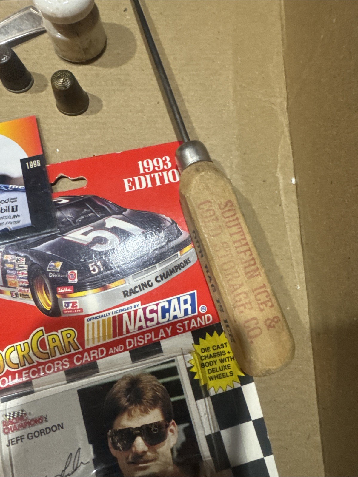 Nice Vintage Junk Drawer Knives, Watch, 1881 Roger’s Dated 1920, NASCAR, Zippo