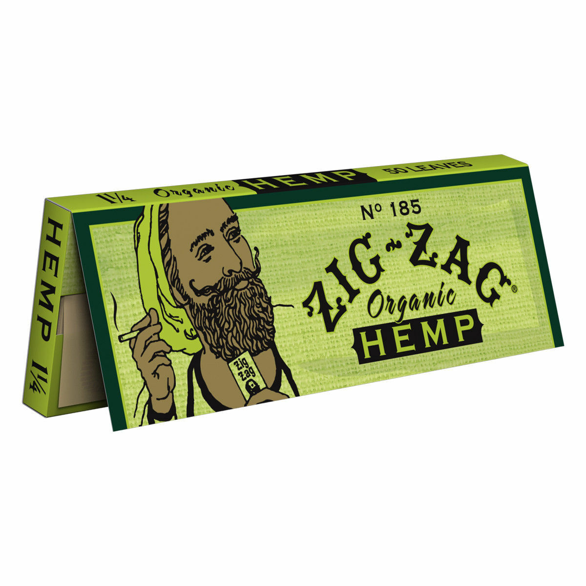 Zig-Zag Green Organic 1 1/4 1.25 – 5 PACKS – Rolling Papers FAST