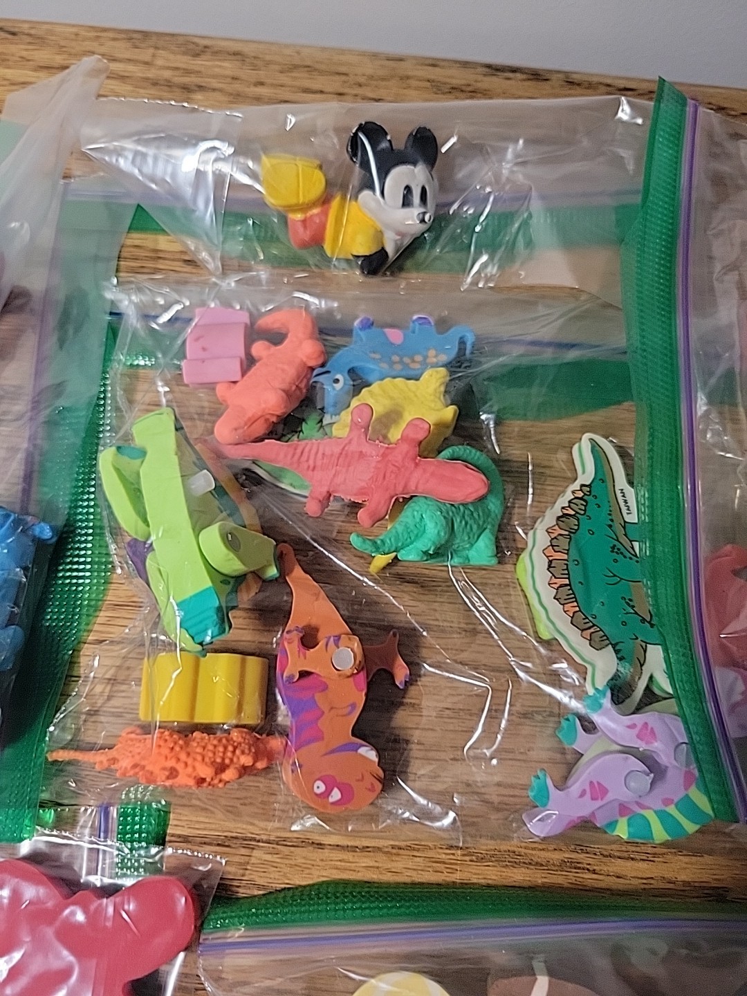 Lot Of 125+ Vintage Novelty Erasers And A Few Figurines Pre-Sorted by Like Items