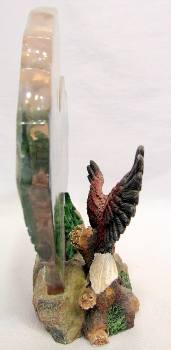 UNIQUE VINTAGE LOT OF 5 COLLECTABLE AMERICAN EAGLE THEMED PIECES VG (EZS002326)