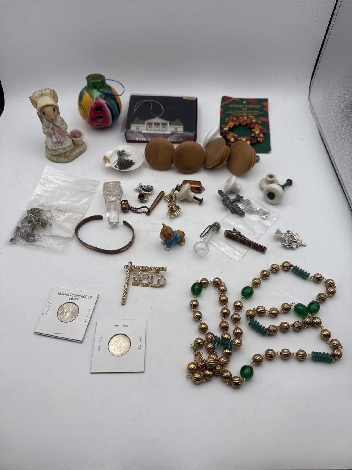 Junk Drawer Lot Of Vintage Misc. Odds & Ends Jewelry, Collectibles and more