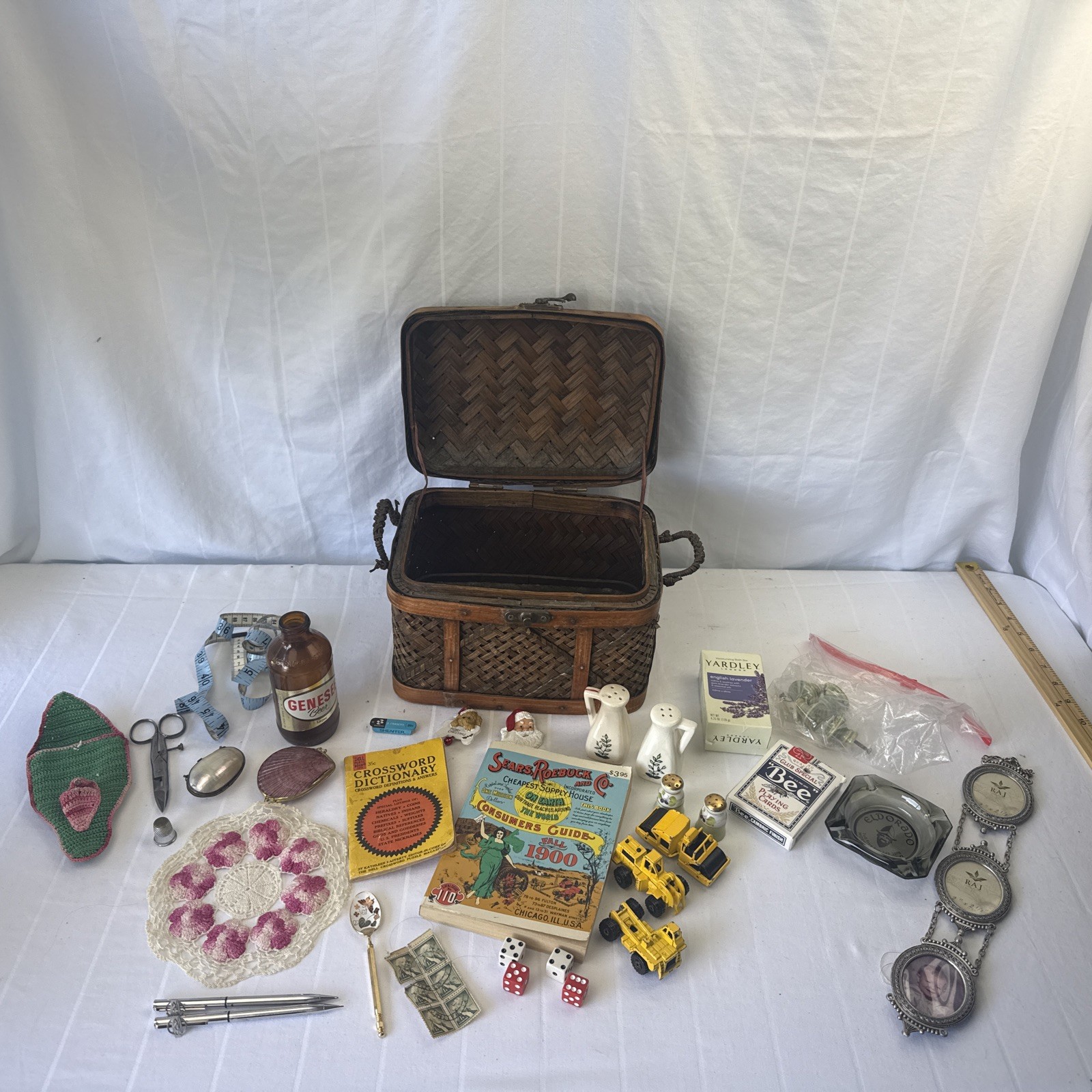 Grandma & Grandpa’s Junk Drawer Lot of Vintage Collectibles, Ephemera, & MORE!