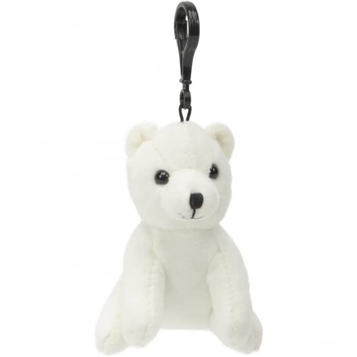 Unipak 1177PL-K Polar Bear Plush Key Holder, 3.5-inch Height
