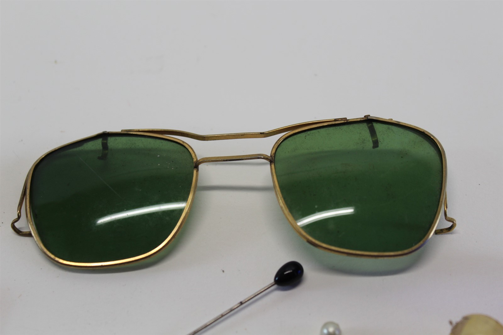 Vintage Women’s Dresser Drawer Lot Sunglasses Bell Hair Pins and More