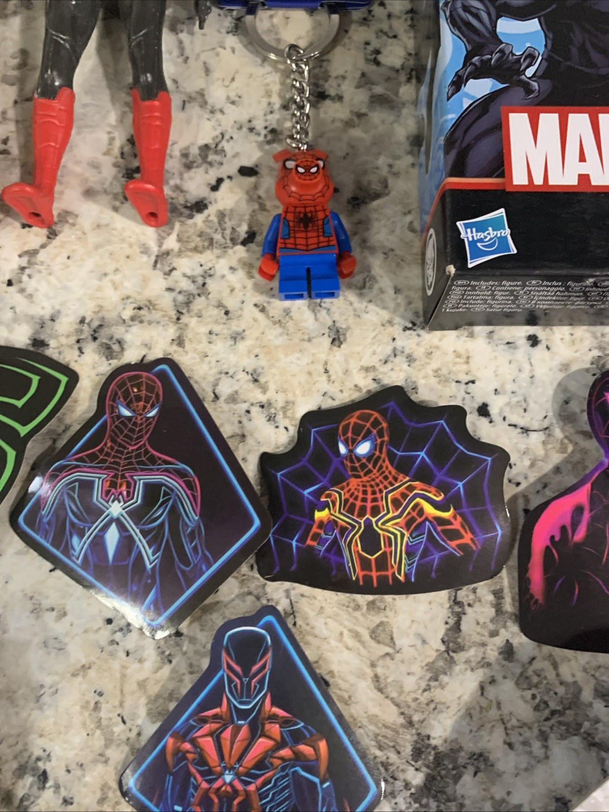 Junk Drawer Marvel Spiderman Themed Collector Items Comics Action Figures & More