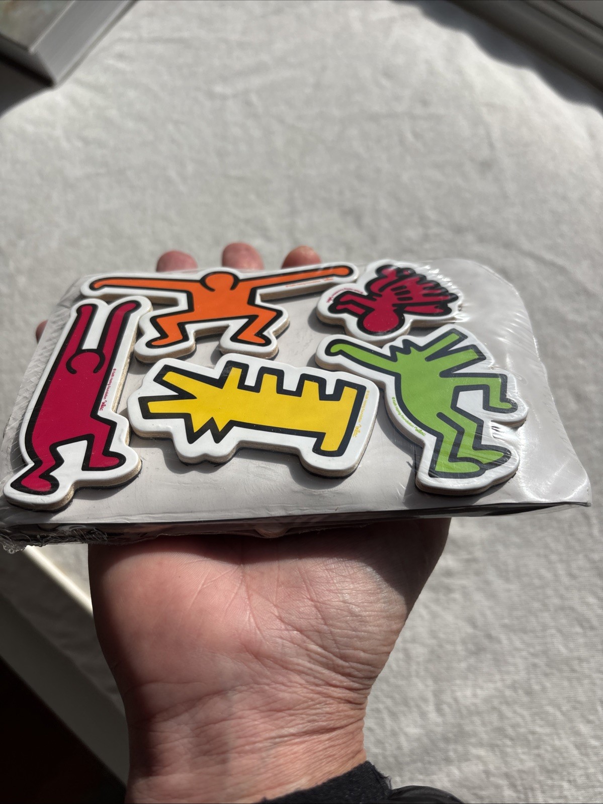 Keith Haring fridge magnets Modern pop art decor funny friends gift idea