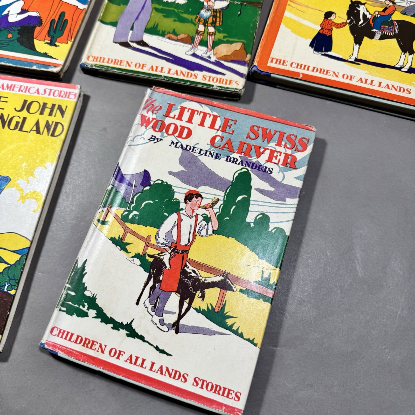 Lot of 10 Madeline Brandeis Children of All Lands & America Stories Books