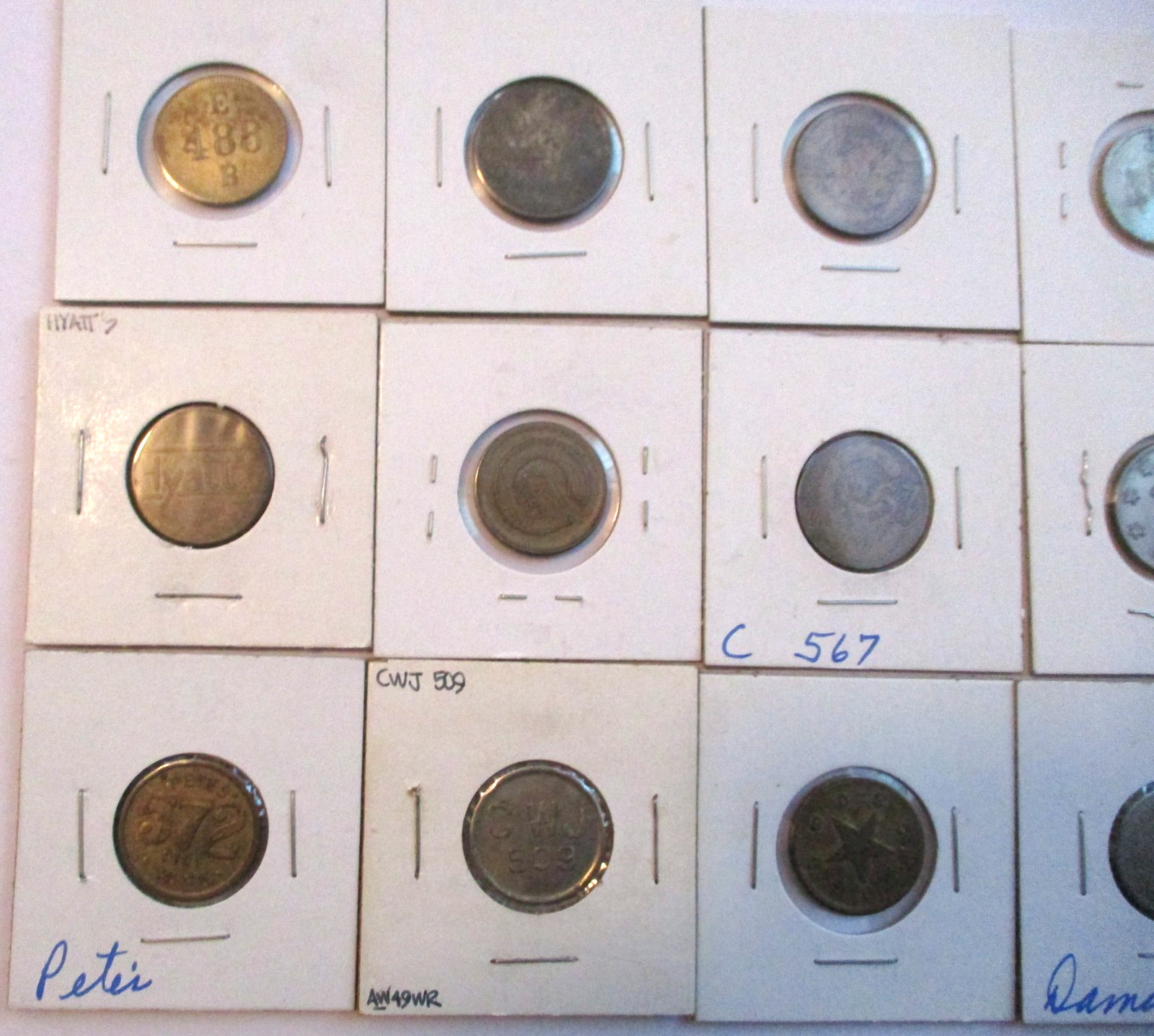 18 VINTAGE TWIN CITIES TOKENS ~ MINNEAPOLIS, MINN. / ST. PAUL, MINN. BIG LOT