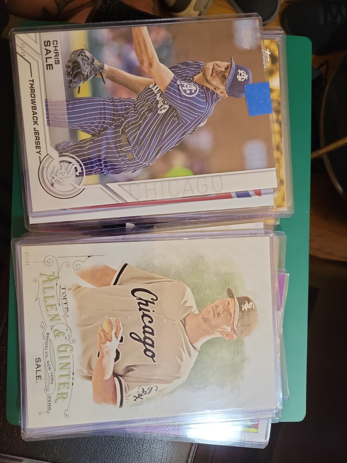Chris Sale 5×7 And Box Topper Lot 25 Cards #ed /10, /49