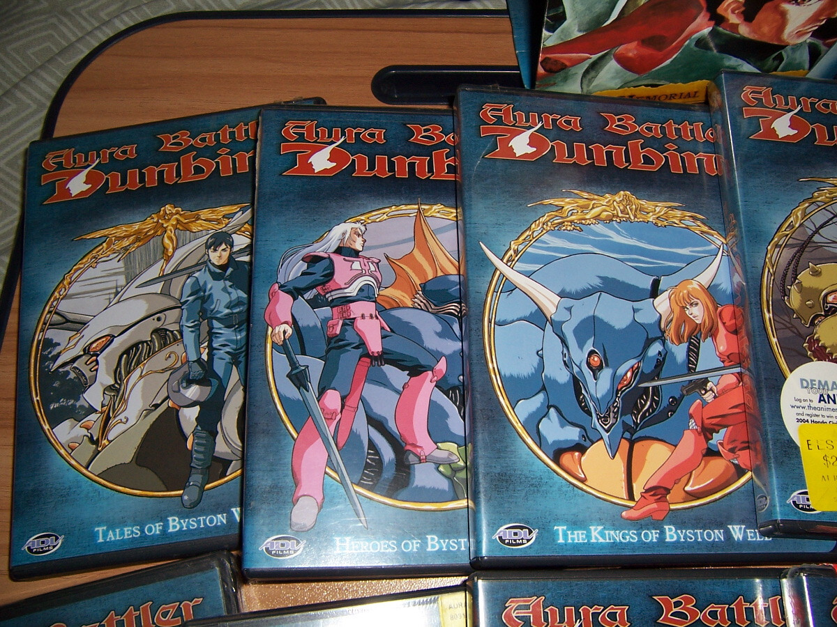 Aura Battler Dunbine DVD Lot Box Set 1 + 2 3 4 5 6 7 8 9 10
