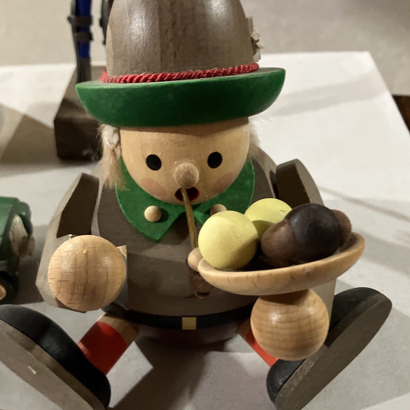 Vintage Collectibles Lot Tin, Knight Figure, Wood Smoker, Toy Truck/Car, Pins