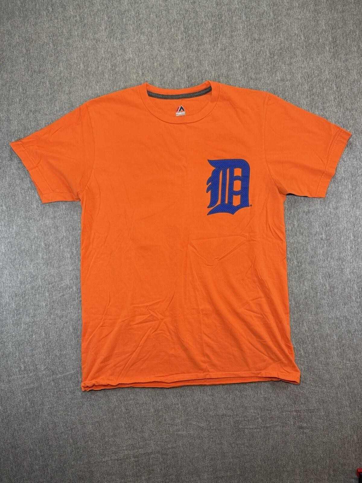 Majestic Detroit Tigers Miggy Cabrera T-Shirt-Unisex/Medium/Orange/MLB