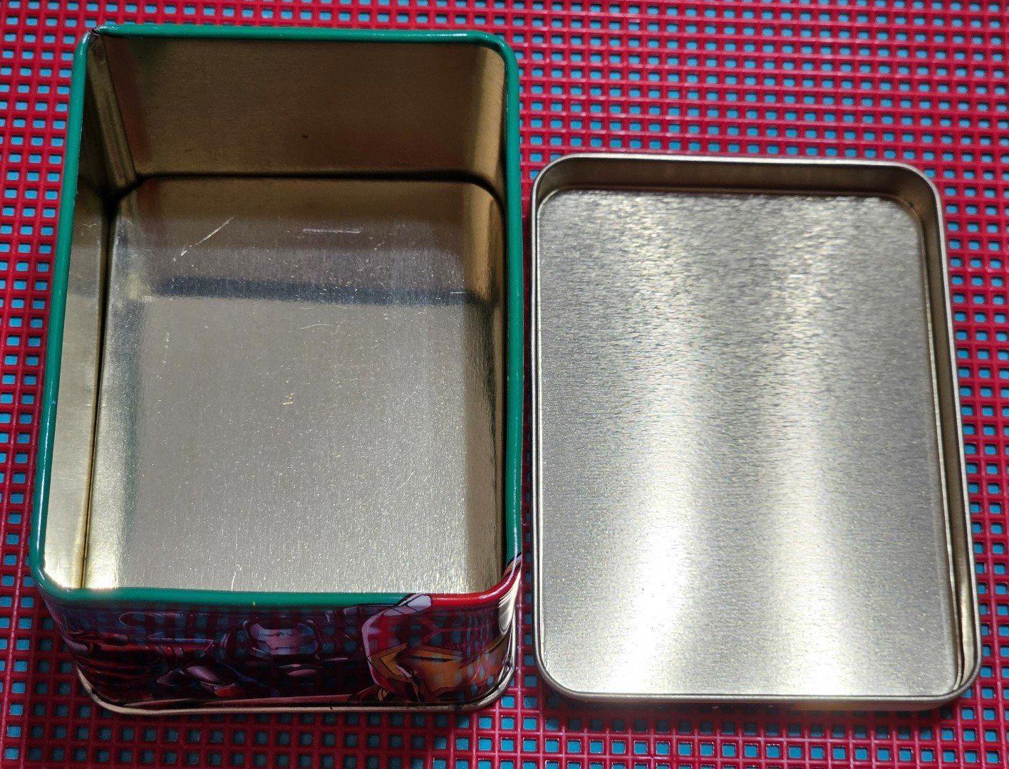 Marvel Comics Iron Man Fantastic Four Lot of 2 Trading Card Tins by Nabisco