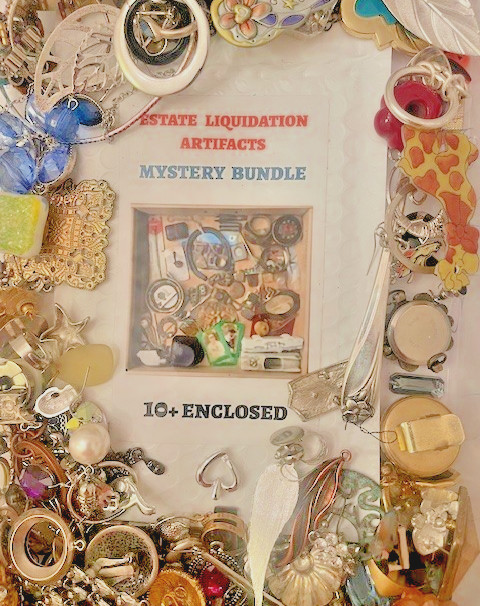Estate Finds-Mixed smalls: Jewelry, Coins, Stamps, Watch, 10+vintage – lot A87T9