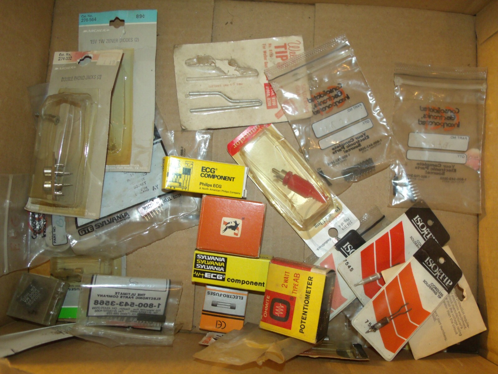 Vintage Junk Drawer Lot Radio Repair
