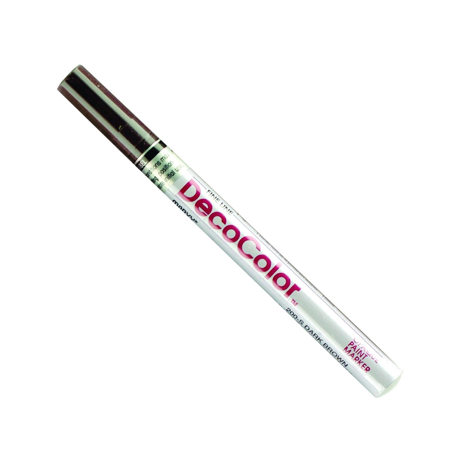 Uchida 200-C-70 Marvy Deco Color Fine Point Paint Marker Art Supplies, Dark Brow