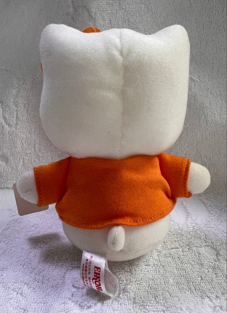 Rare Hello Kitty Hibiscus Plush 6.3 in, Sanrio, Retro, Surfing, 2003