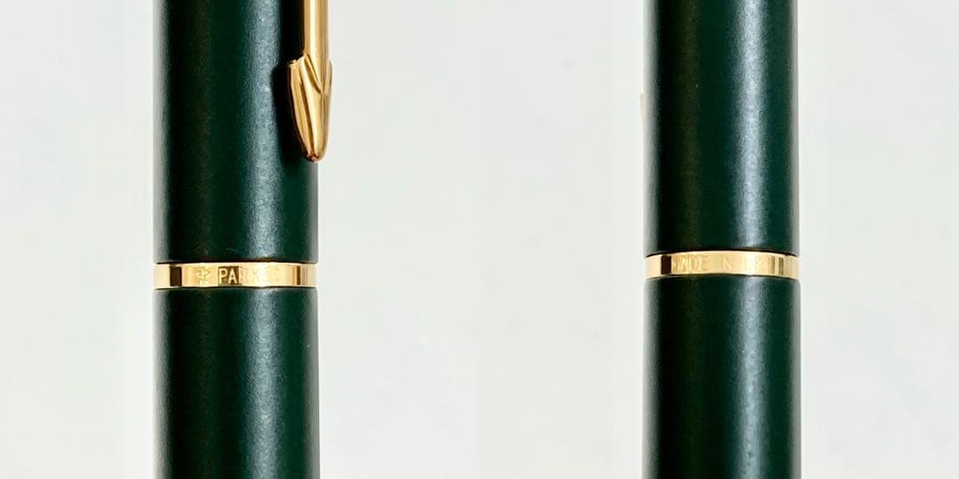1990s◆Parker Rialto Luxury Ballpoint Pen PARKER Made in England Green