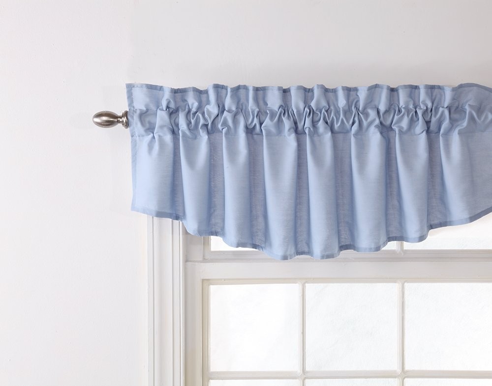 Stylemaster Renaissance Home Fashion Emery Lined Valance Insert, 60″x16″, Sky