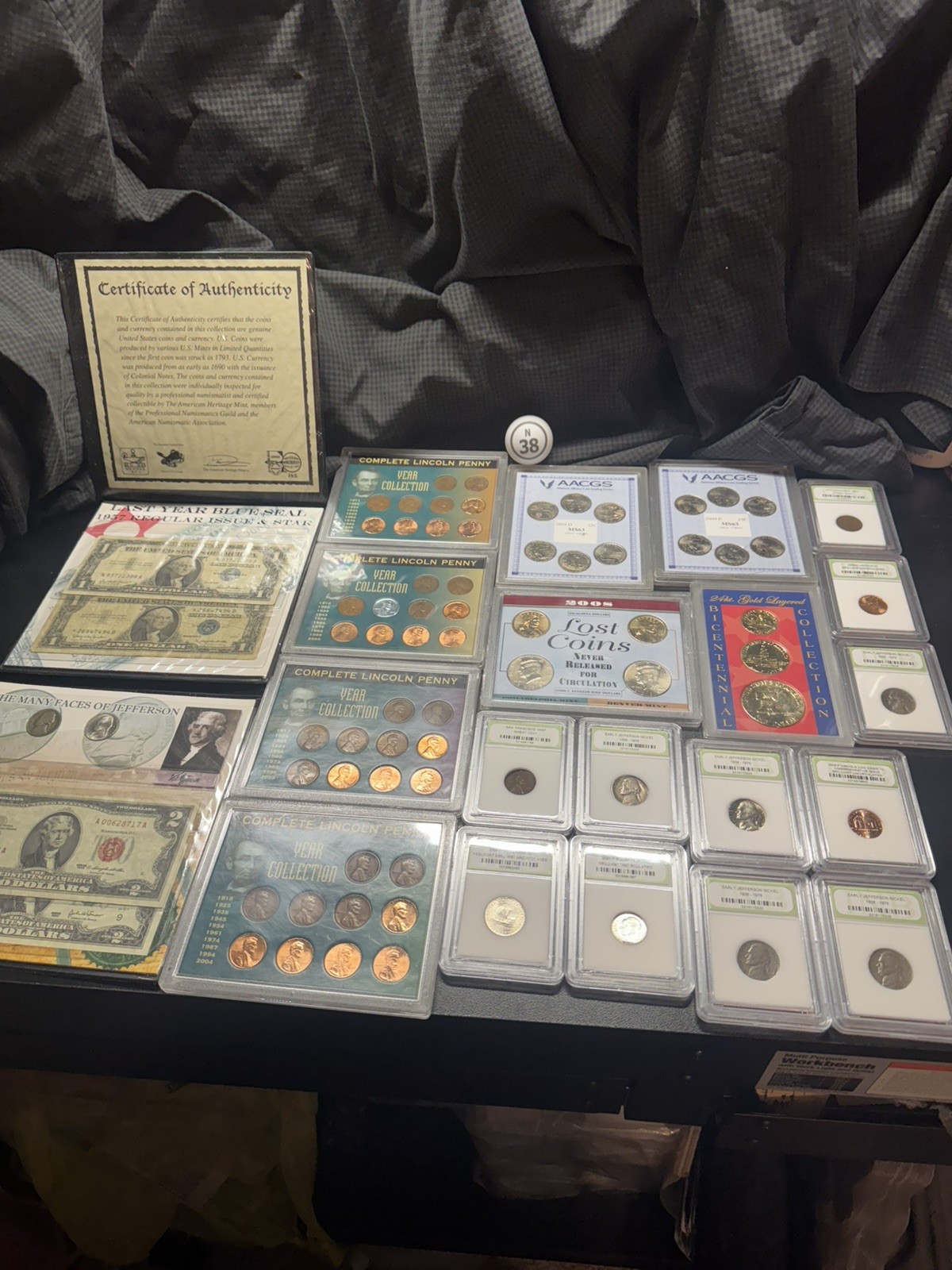 junk drawer lot, Coins,paper Money, Collectible