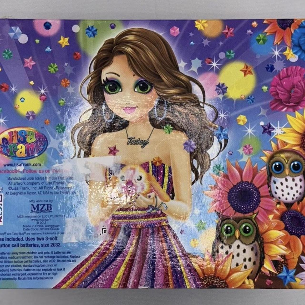 Lisa Frank Tatey Bug Owl Collectors Jewelry Stationary Art Box Needs Batteries