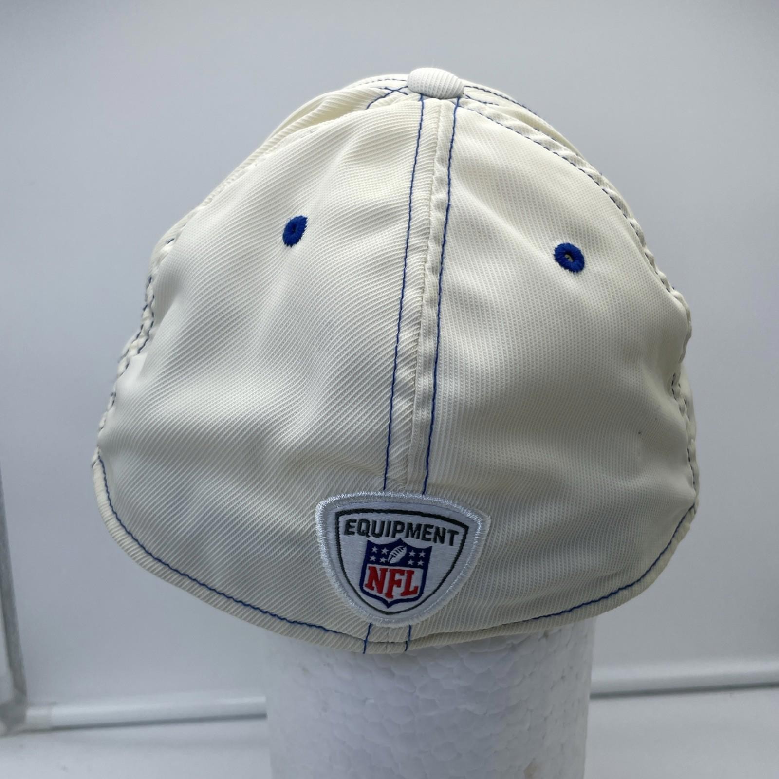 Reebok New York Giants NFL Ball Cap White Hat Size L/XL *Flaw*
