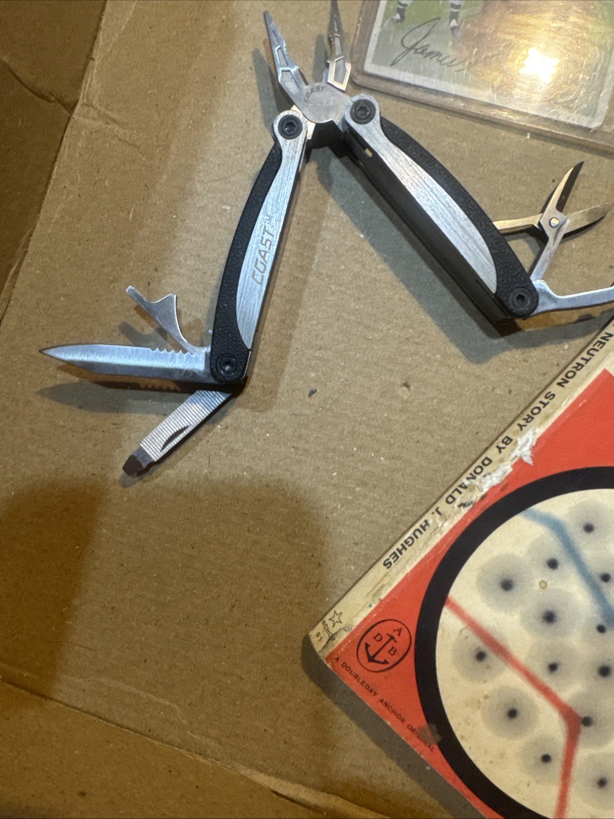 Vintage Junk Drawer Knives, Silver 925, 40-50s Ball Cards Autos, Book 50s Buckle