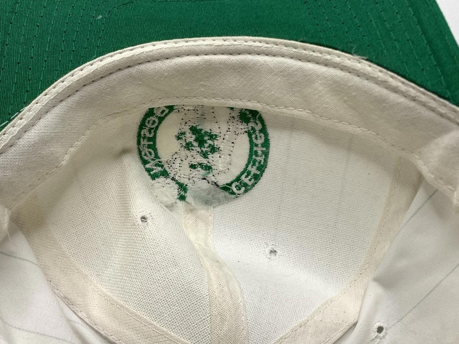Vintage Boston Celtics Thin Pinstripe Starter SnapBack Embroidered Hat P130