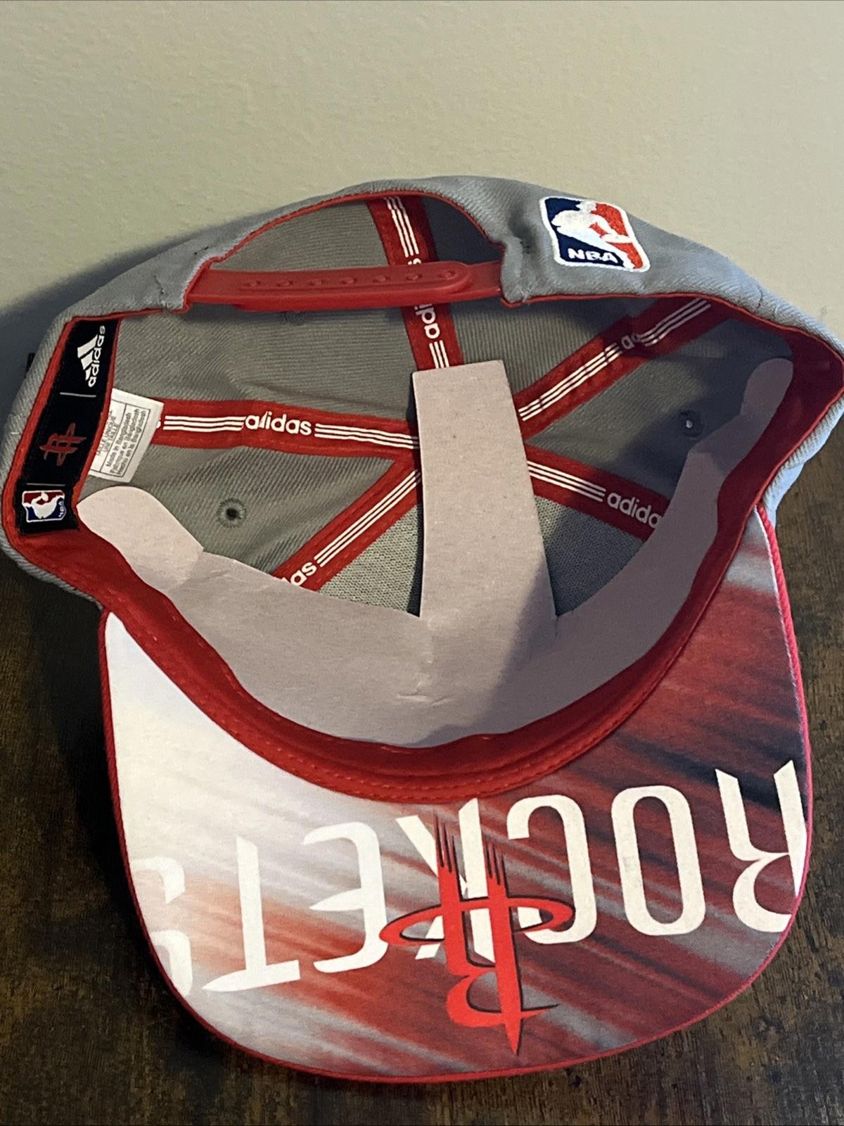 Houston Rockets Adidas Gray SnapBack Hat Cap NWOT