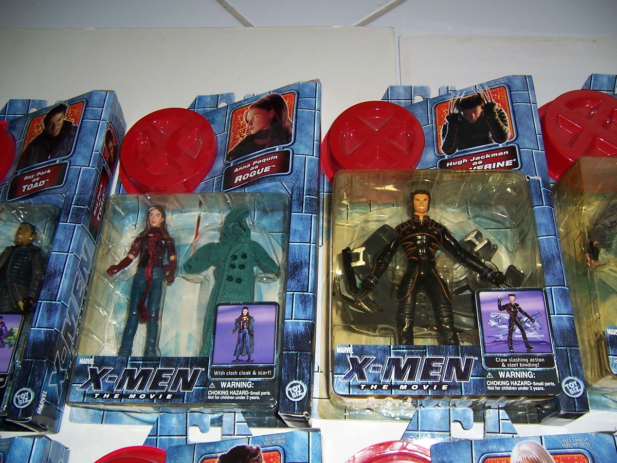 NEW X-MEN The Movie Figure Lot Set of 12 – One Owner Rogue Mystique Wolverine +