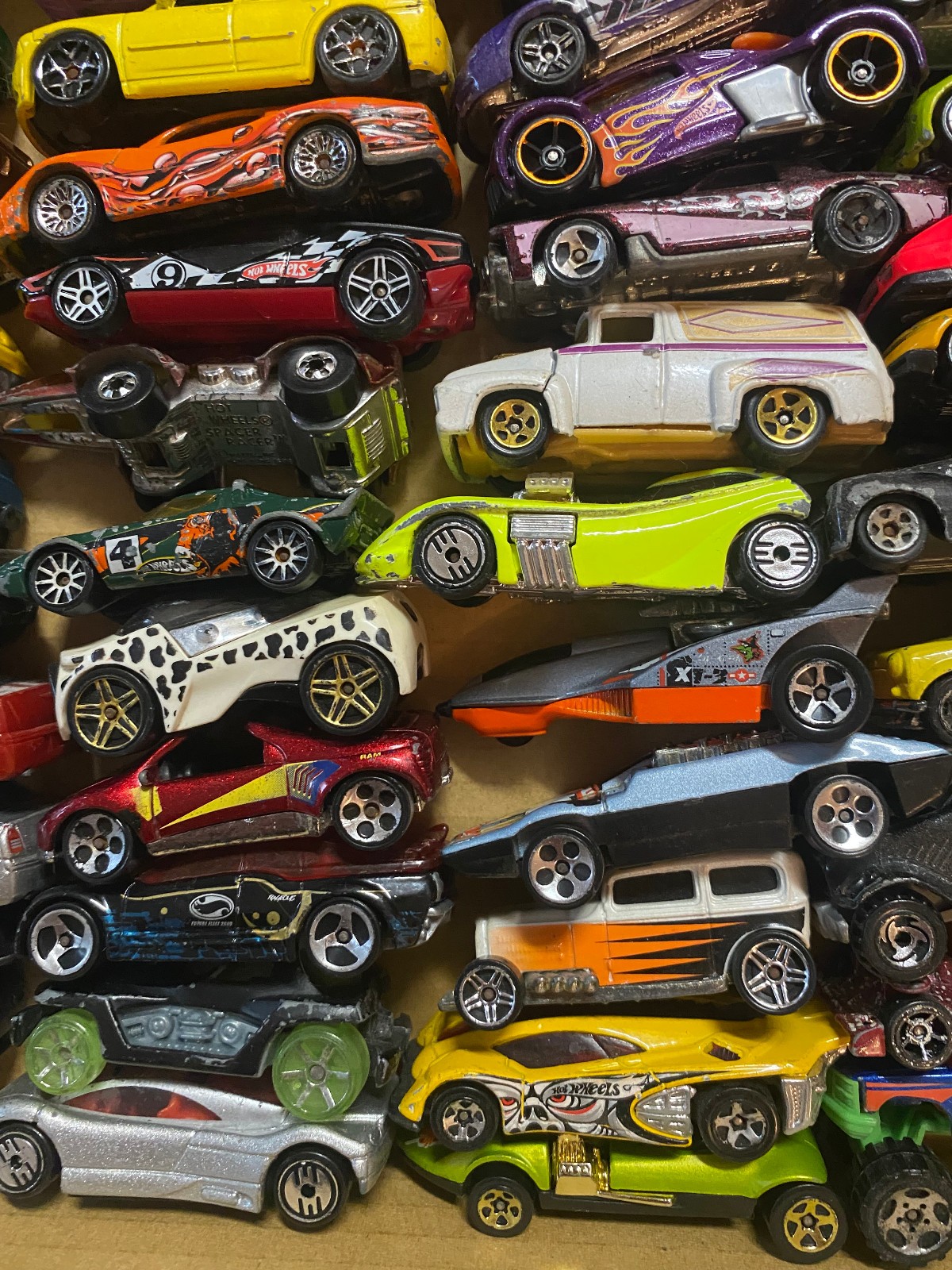 Huge Hot Wheels Toy Car Truck Some Vintage Collection Lot of 74 Vehicles Cars