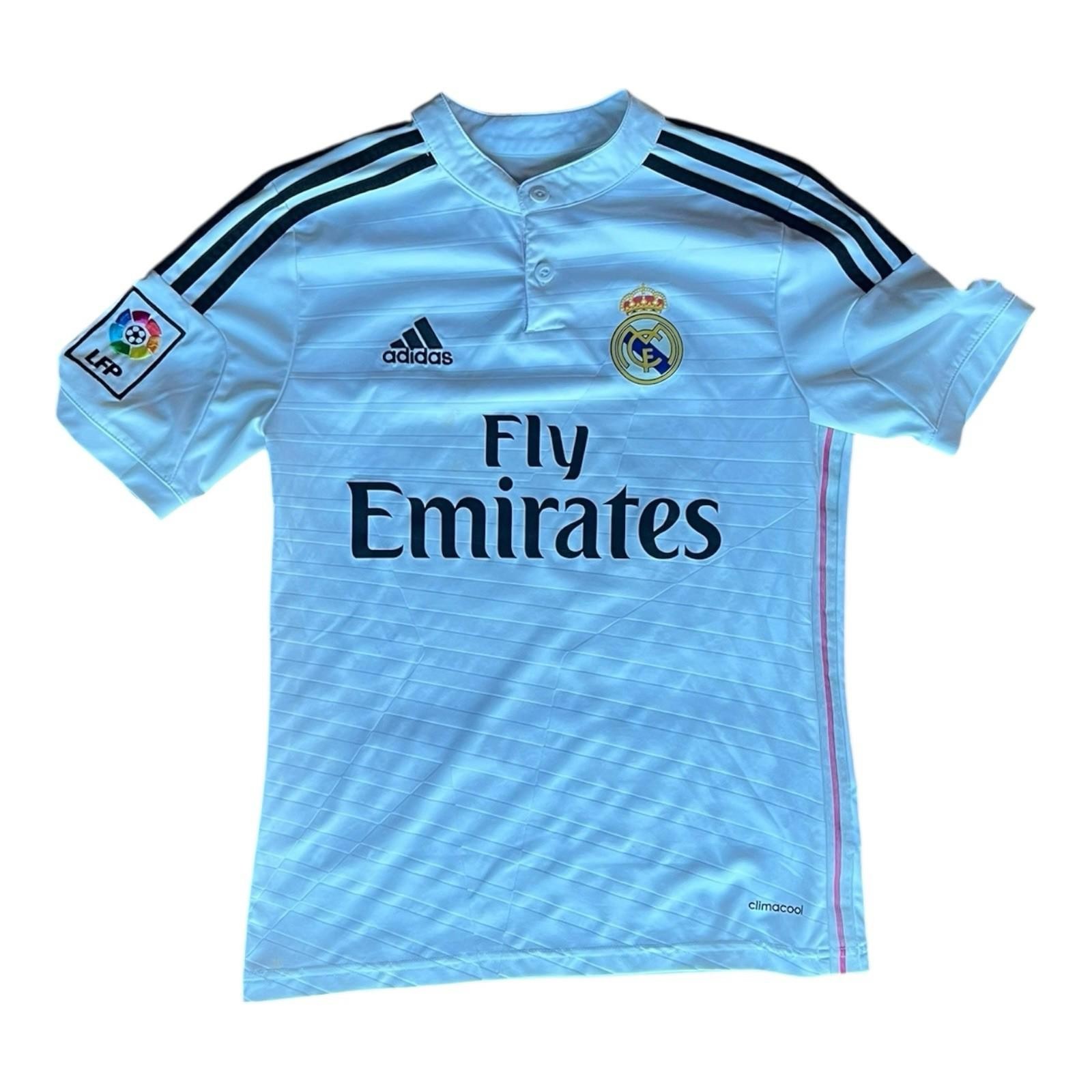 Adidas Real Madrid 2014/15 James #10 Home Jersey Boys Size L Soccer Shirt