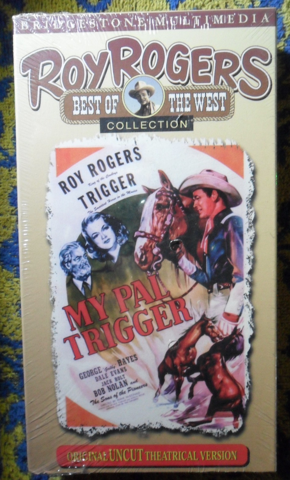 1946 ROY ROGERS – RARE VHS VIDEO – MY PAL TRIGGER [ BRIDGESTONE ] 1997