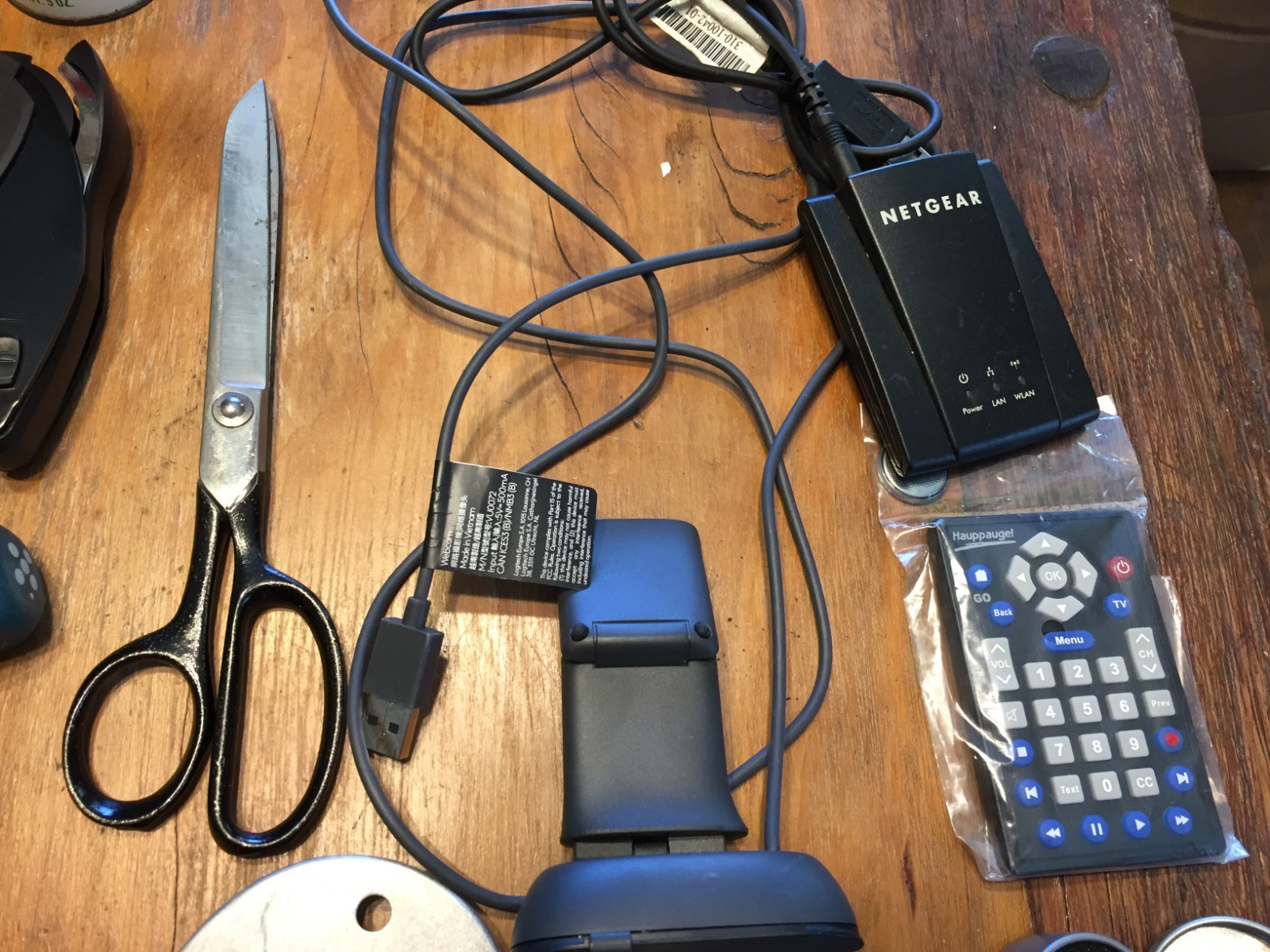 Junk Drawer Lot 35 Items,Brass,Trinket,Electronics,Knife,Bottle,Furby,Compass,J3