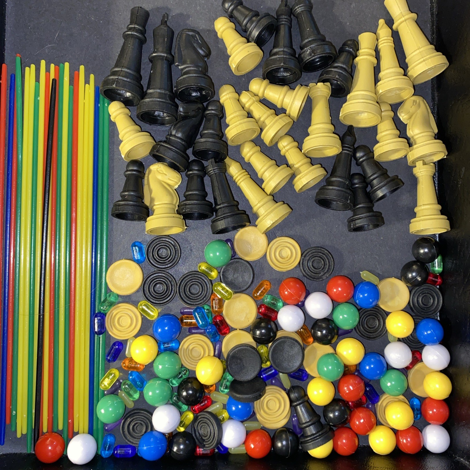 Junk Drawer Plastic Game Piece Lot