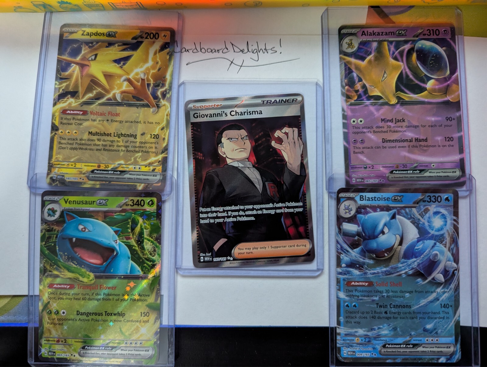 Pokemon 151 EX lot & Giovanni’s Charisma