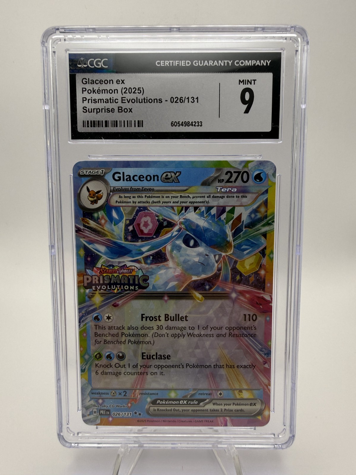 Leafeon 006/131, Sylveon 041/131, Glaceon 026/131 CGC MINT 9