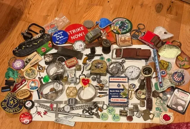 2 pounds “Junk Drawer lot” – Old to new items – Bulk mix – See Description-# GTW