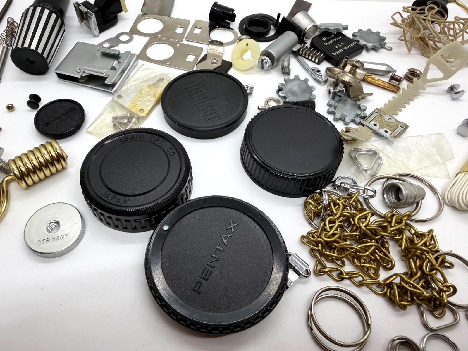 Vintage Junk Drawer Random Camera Parts – Usable Mixed Lot For Repair Stash