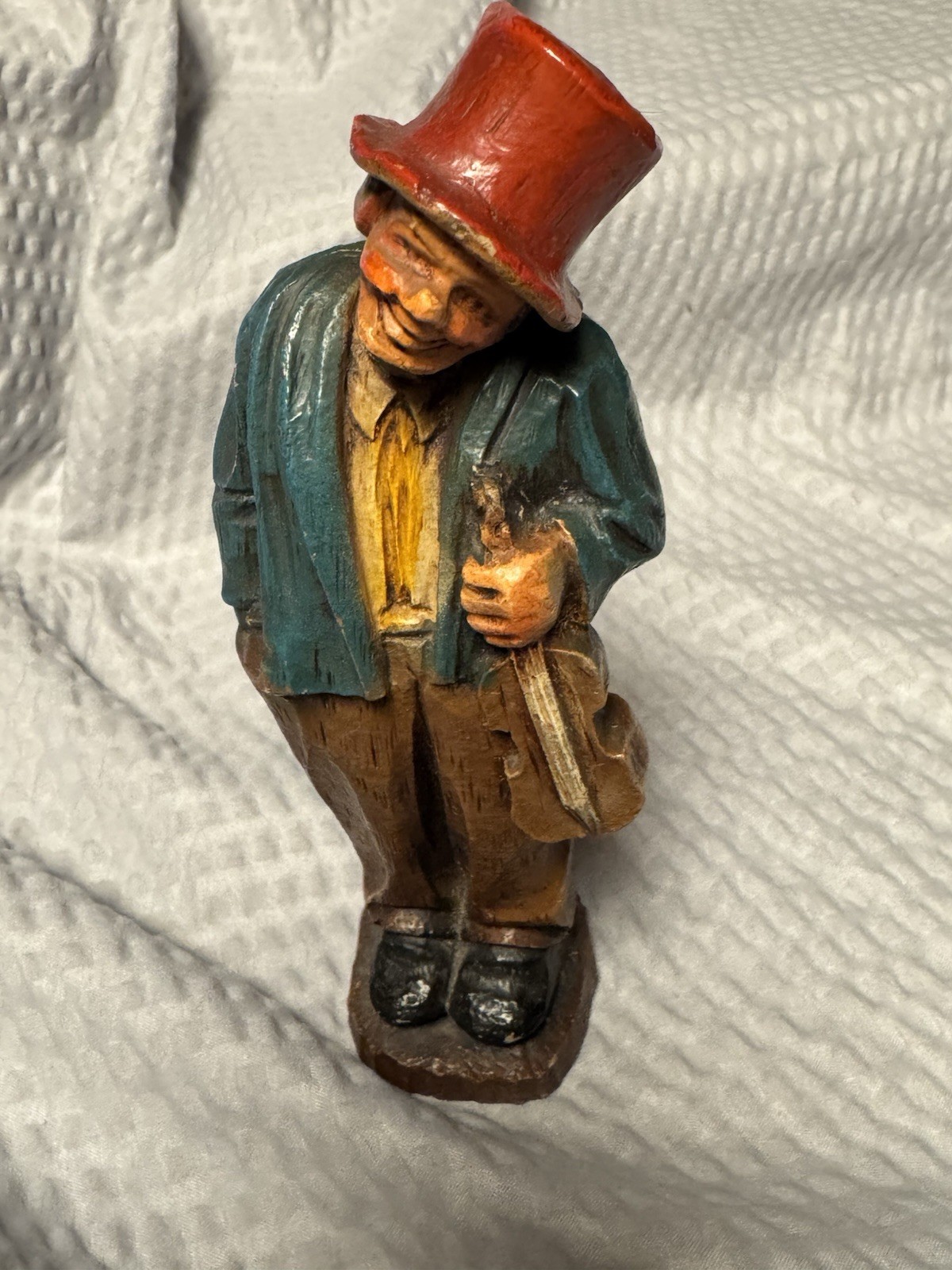 Vintage Hobo Folk Musician Violinist Figurine Collection Syroco Figurine