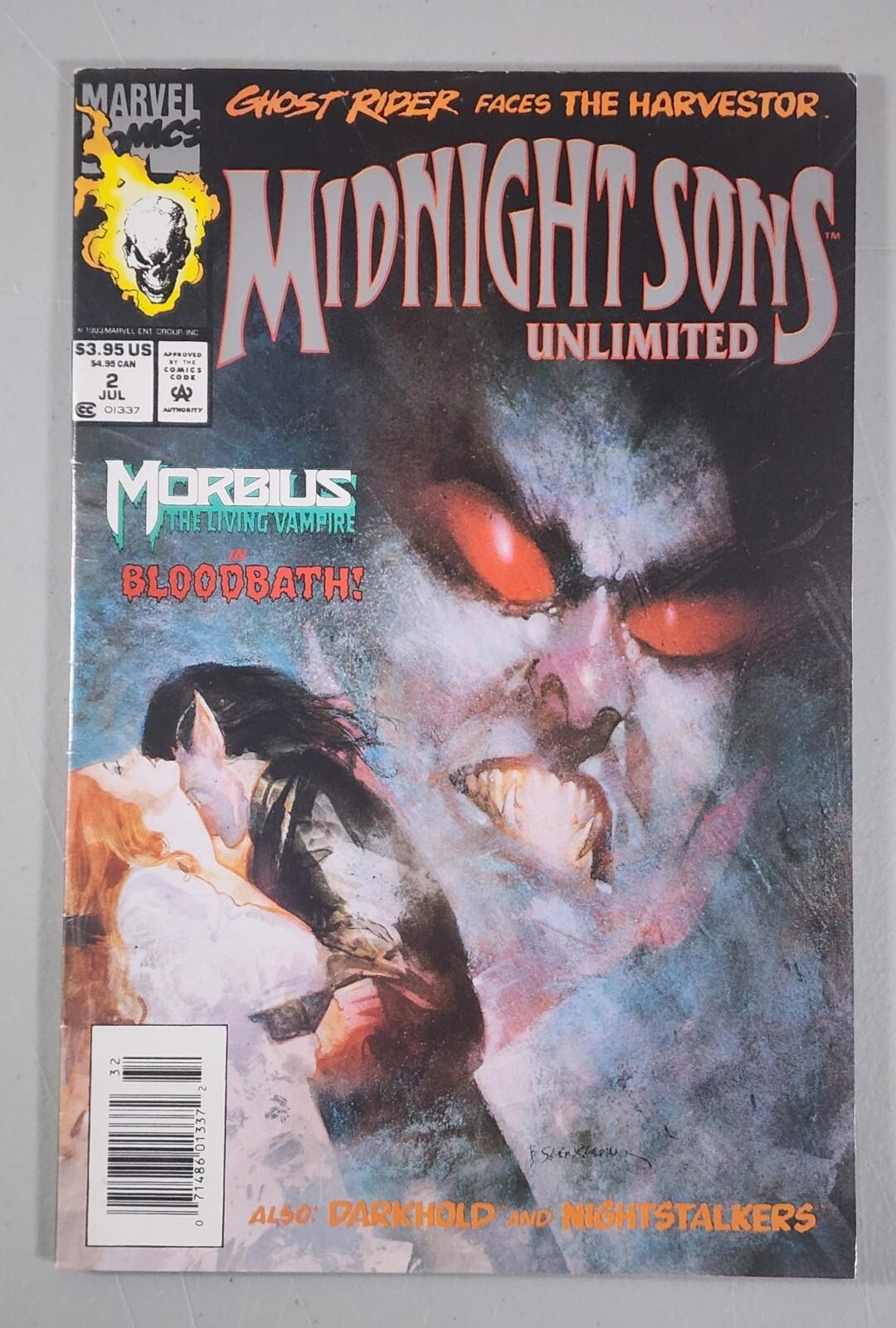 Midnight Sons Unlimited #1 2 3 4 Direct Newsstand Mix Marvel 1993