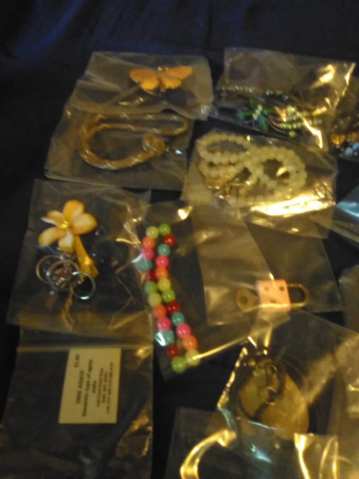 Surprise Lot Of Jewelry +Other Little Things,All In Separate Bags