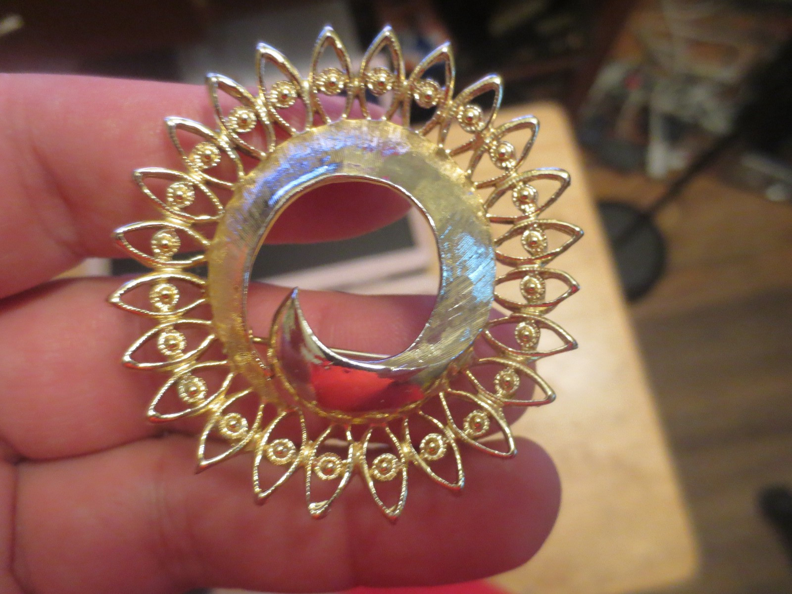 junk drawer lot jewelry lot OLD STERLING ring old signed LISNER item old heart