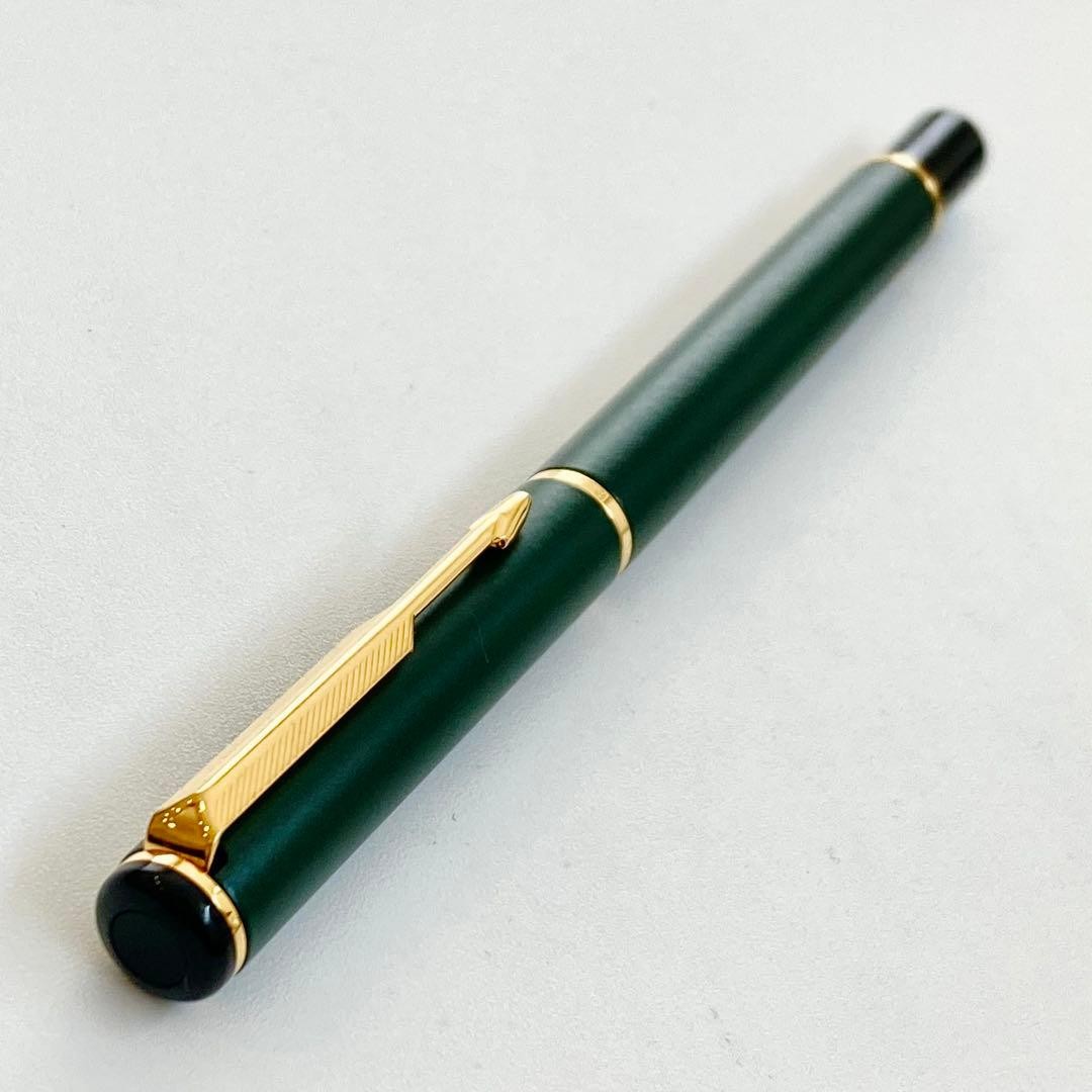 1990s◆Parker Rialto Luxury Ballpoint Pen PARKER Made in England Green