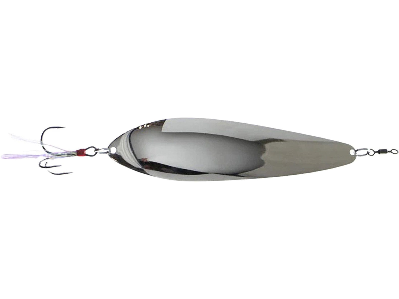 Nichols Lures – Bass Mafia Big Larry Spoon, Silver Chrome, 2.5oz (BL1-25)