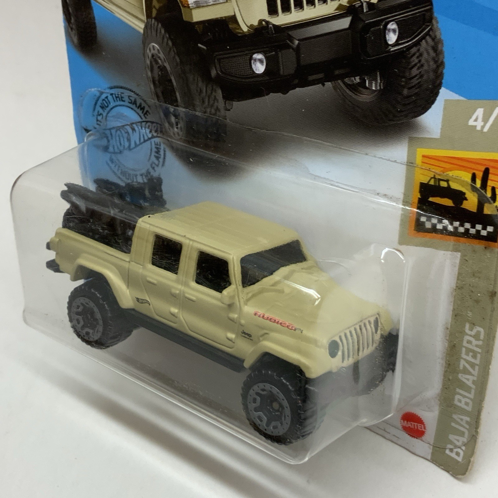 Hot Wheels ’20 Jeep Gladiator Baja Blazers #4/10 Beige Diecast 1:64 Scale Mopar
