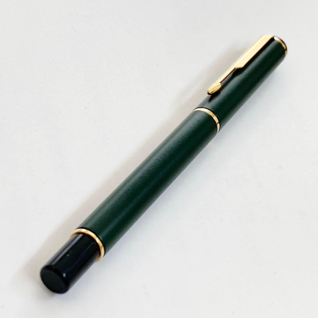 1990s◆Parker Rialto Luxury Ballpoint Pen PARKER Made in England Green