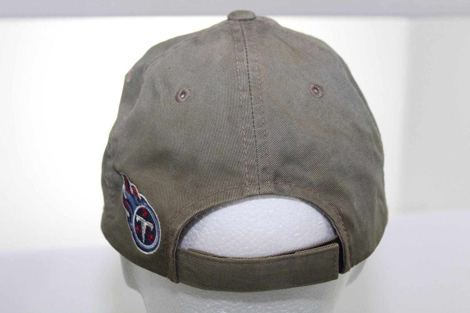 Vintage Tennessee Titans NFL Khaki Dad Hat American Needle 1 Size Strapback Cap