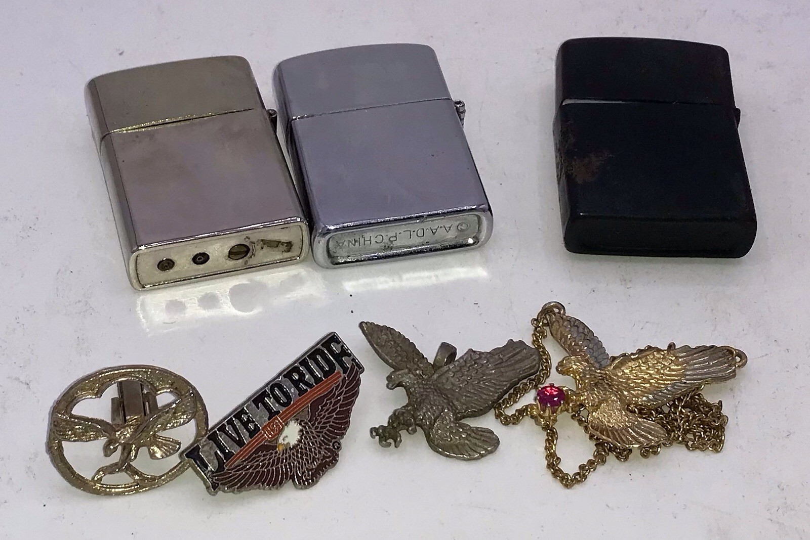 Vintage Lot Of Eagle Items